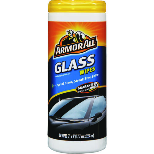 Glass Cleaning Wipes, Effective to Remove: Bugs, Fingerprints, Residue, Road Grime, 30-Wipes