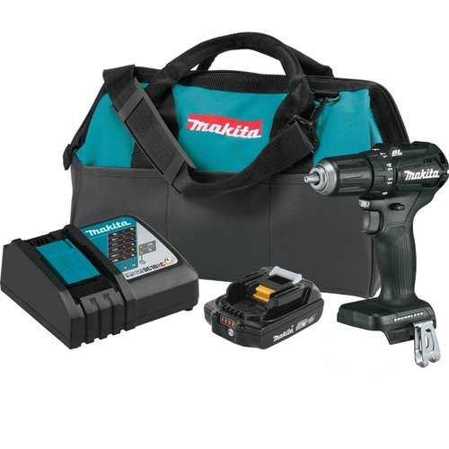 LXT Drill/Driver Kit, Battery Included, 18 V, 2 Ah, 1/2 in Chuck, Keyless Chuck