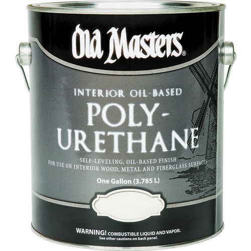 Old Masters 49601 Polyurethane, Satin, Liquid, Clear, 1 gal, Can