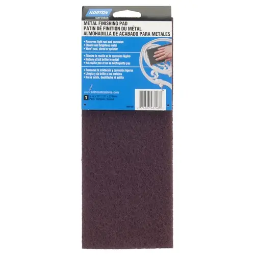 Hand Pad, 11 in L, 4-3/8 in W Maroon