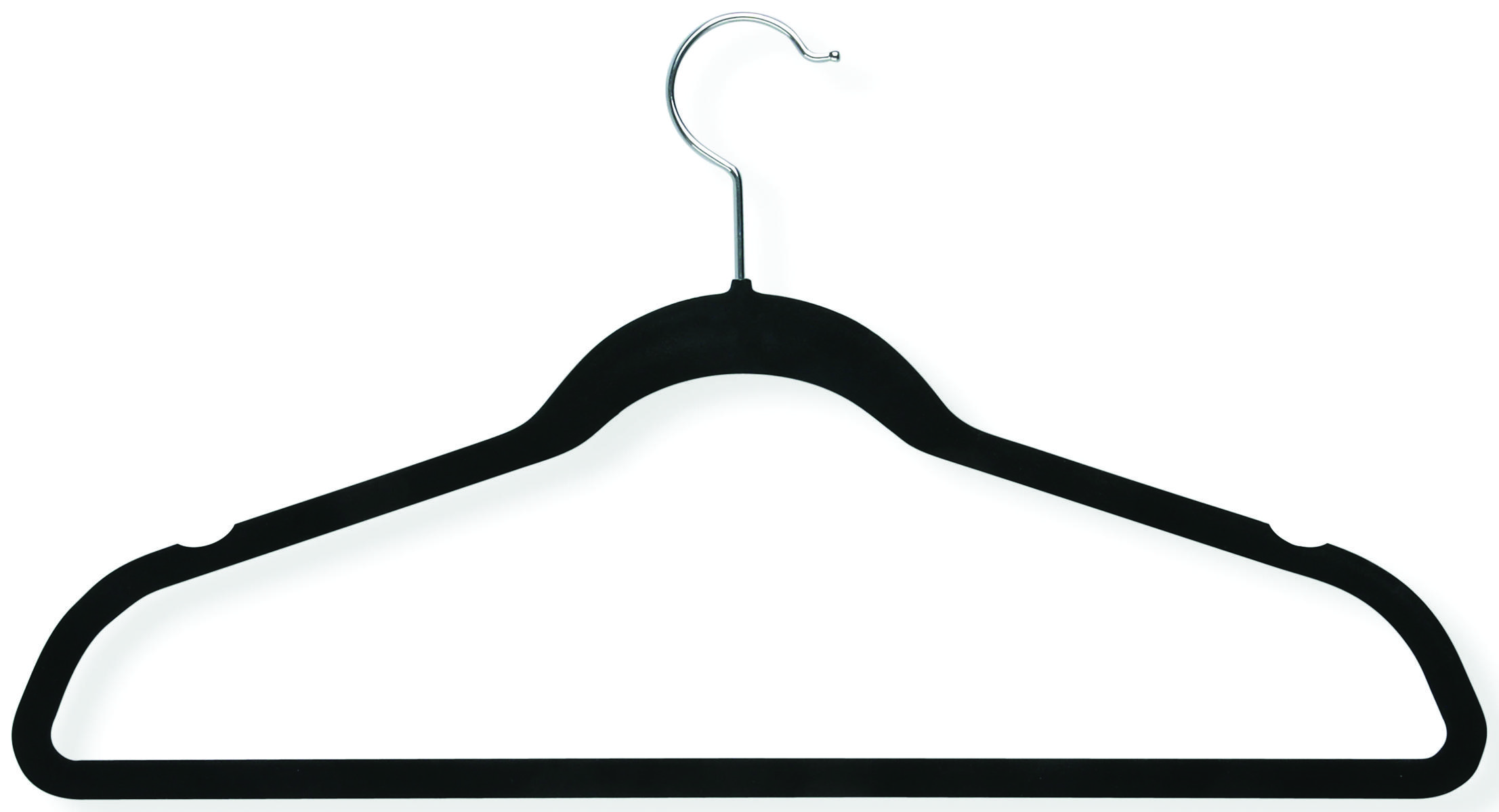 Honey-Can-Do HNG-01339 Cloth Hanger, Metal, Black