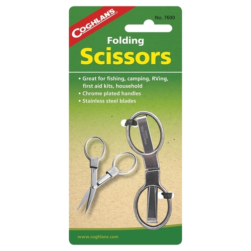 Folding Scissor, Stainless Steel Blade, Straight Handle
