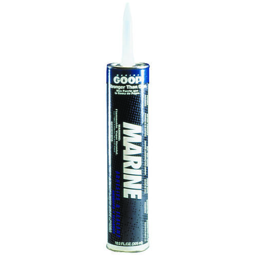 ECLECTIC PRODUCTS INC 172012 Marine Adhesive Caulk, Clear, 48 to 72 hr Curing, -40 to 150 deg F, 10.2 oz Tube
