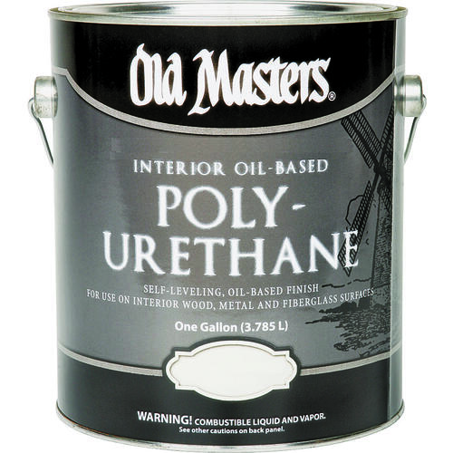 Old Masters 49401 Polyurethane, Gloss, Liquid, Clear, 1 gal, Can
