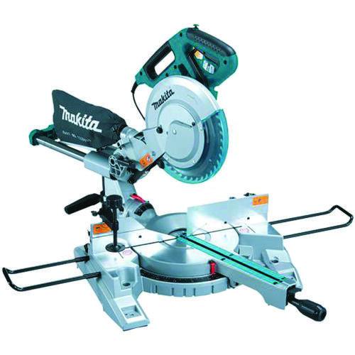 Miter Saw, 10 in Dia Blade, 3-5/8 x 8-1/2 in at 45 deg, 3-5/8 x 12 in at 90 deg Cutting Capacity Silver/Teal