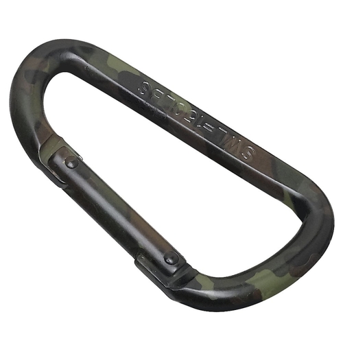 TP3113BC Series Spring Snap, 150 lb Working Load, Aluminum, Camouflage - pack of 35