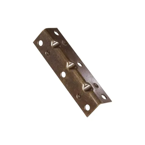 V113 3-1/2" Corner Brace Antique Brass Finish