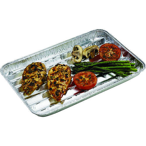 GrillPro 50426 Grilling Tray, Heavy-Duty, Aluminum - pack of 3