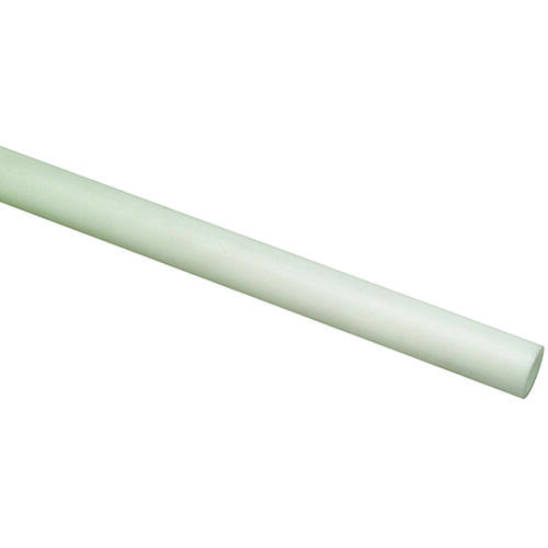 PEX-B Pipe Tubing, 1/2 in, White, 10 ft L