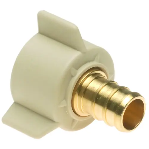 Pipe Adapter, 1/2 in, PEX x FPT, Brass, 200 psi Pressure