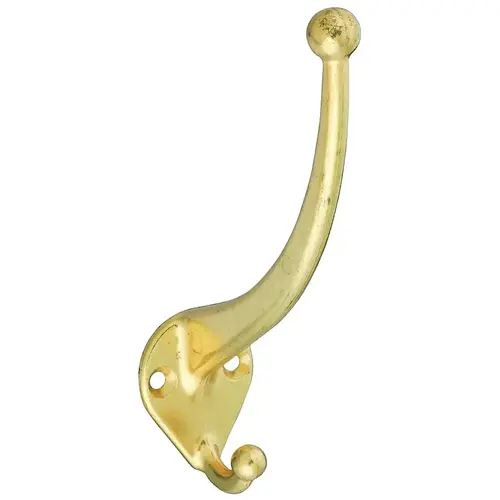 MPB164 Garment Hook Brass Finish