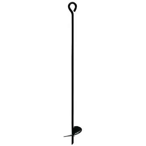 Tie Down Engineering 59055 Anchor Eye with Auger 1/2" D X 30" L Steel Oval Head Black