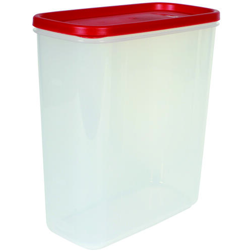 Rubbermaid 21 cups Clear/Red Food Storage Container 1 pk