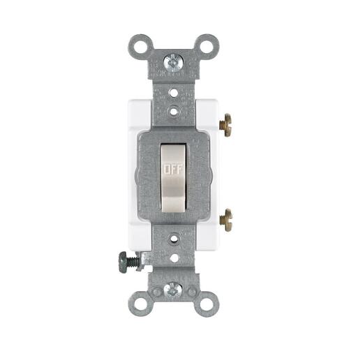 Leviton R56 01453 02t 1453 2t Switch 15 A 120 V 3 Position Push In