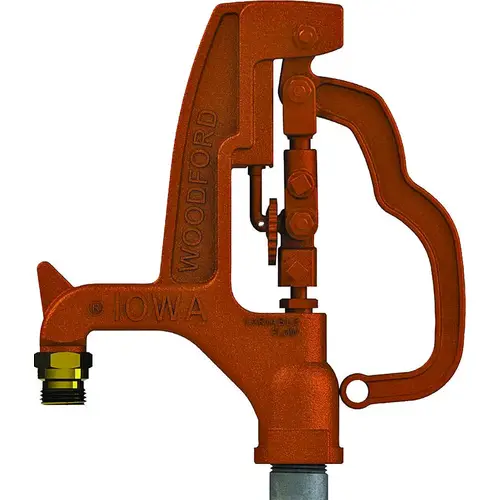 Woodford Y34-6 IOWA Series Yard Hydrant, 108-1/2 in OAL, 3/4 in Inlet, 1 in Outlet, 125 psi Pressure Galvanized