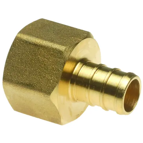 Pipe Adapter, 1/2 in, PEX x FPT, Brass, 200 psi Pressure