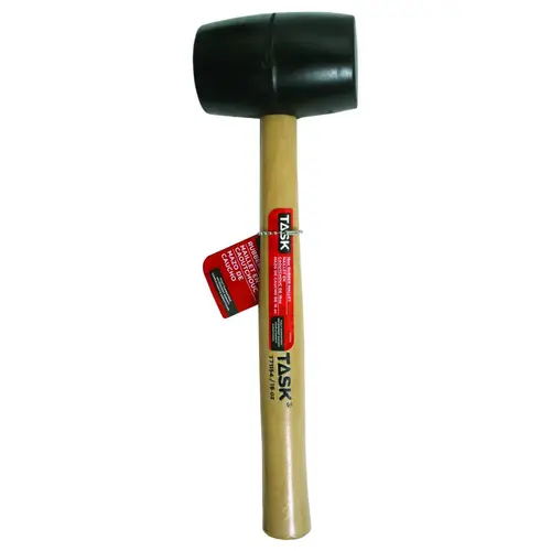 Mallet, 16 oz Head, Rubber Head Black