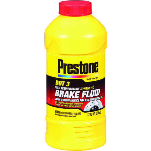 PRESTONE AS400Y AS-400P Brake Fluid, 12 oz Bottle