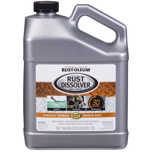 Rust-Oleum 286746 AUTOMOTIVE Rust Dissolver, Liquid, Solvent-Like, 1 gal