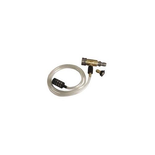 Detergent Injector, 3/8 in Inlet, Brass/Stainless Steel