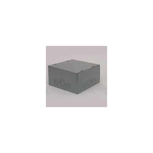 Pull Box Enclosure, 1 -Gang, Steel, Enamel-Coated, Surface Mounting