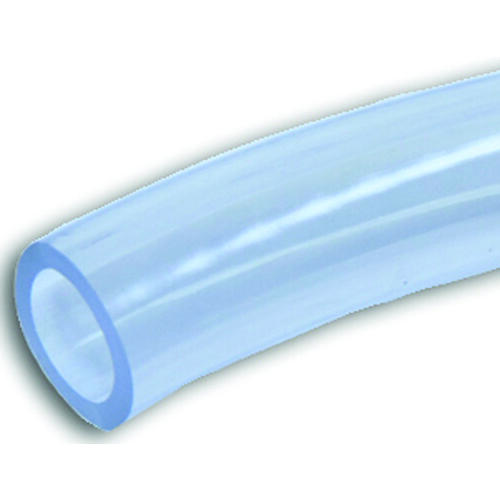 PVC Vinyl Tubing, Clear, 1-1/4 In. x 1-5/8 In. x 50 Ft.