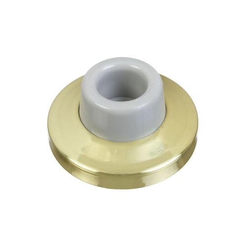 MPB1935 Wall Door Stop Solid Brass Finish