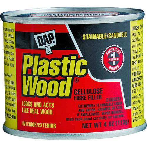 DAP 21408 Plastic Wood Wood Filler, Paste, Strong Solvent, Golden Oak, 4 oz
