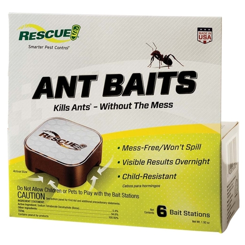 Rescue AB6-BB4 Ant Bait, Gel, 1.92 oz - pack of 6