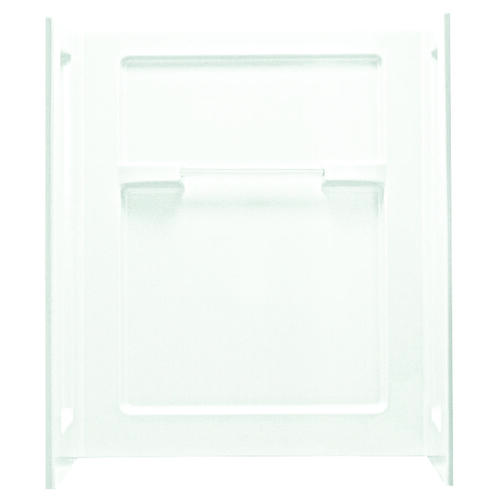 Advantage Series Shower Wall Set, 48 in L, 34 in W, 55-1/4 in H, Vikrell, Swirl Gloss, White