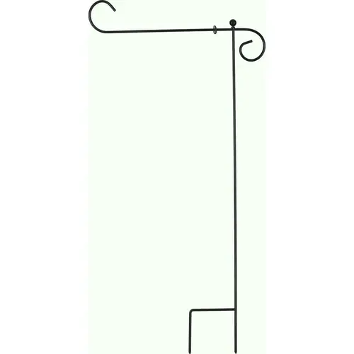 Garden Flag Holder, Steel Polished