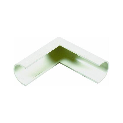 Wiremold C8 Outside Elbow, Plastic, Ivory