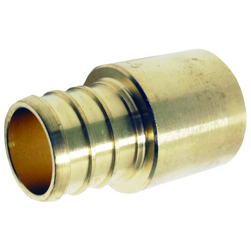 Pipe Adapter, 1 in, PEX x Male Solder, Brass, 200 psi Pressure