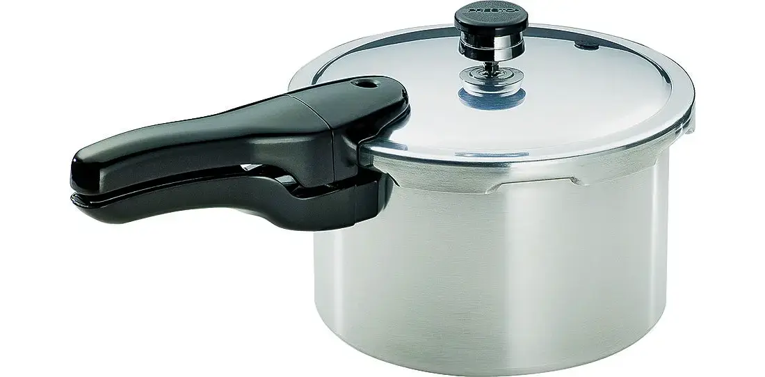 Presto 01241 Pressure Cooker, qt Capacity, in Dia, Aluminum