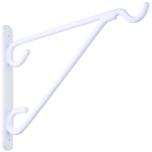 V2652 8" Plant Bracket White vinyl coated Finish