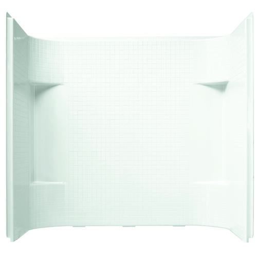 STERLING 71144100-0 Accord Series Bath/Shower Wall Set, 31-1/4 in L, 60 in W, 55 in H, Vikrell, Alcove Installation