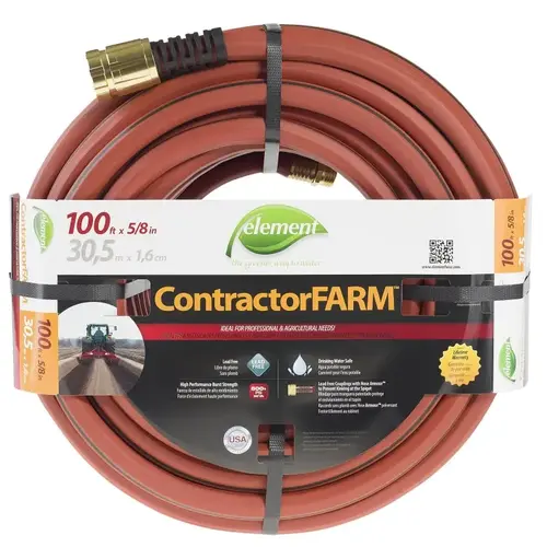 Swan CELCF58100 Element ContractorFARM ELCF58100 Water Hose, 100 ft L