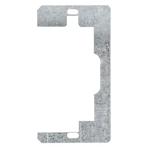 1-Gang Flush-Fit Wall Plate Spacer Gray - pack of 3