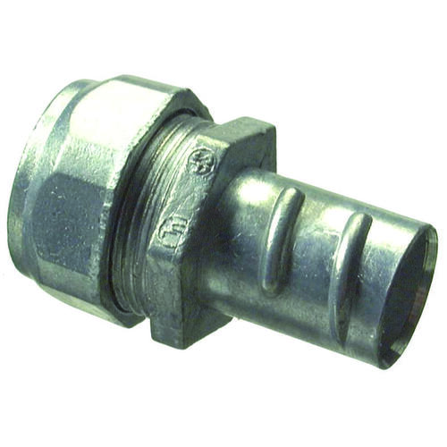 EMT-to-Flex Coupling, 3/4 in, Zinc-Plated Pair