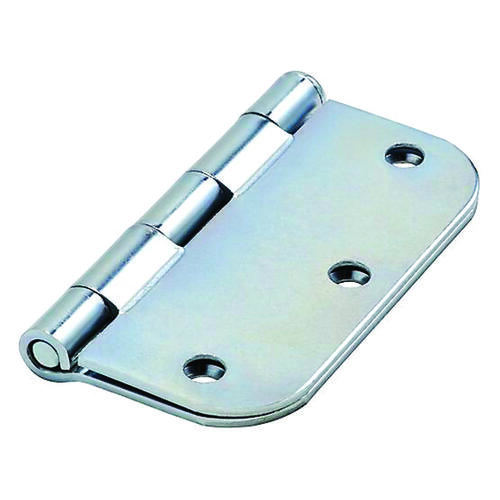 Door Hinge, Cold Rolled Steel, Zinc, Full-Mortise Mounting