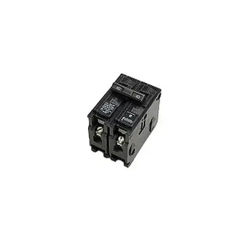 Circuit Breaker, Interchangeable, Type QP, 20 A, 2 -Pole, 120/240 V, Plug Mounting