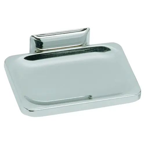 Soap Dish, Wall Mounting, Steel Chrome