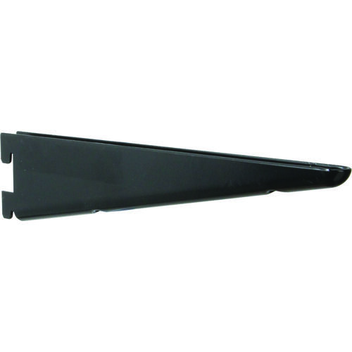 182 Shelf Bracket, 7.26 in L, Steel Black