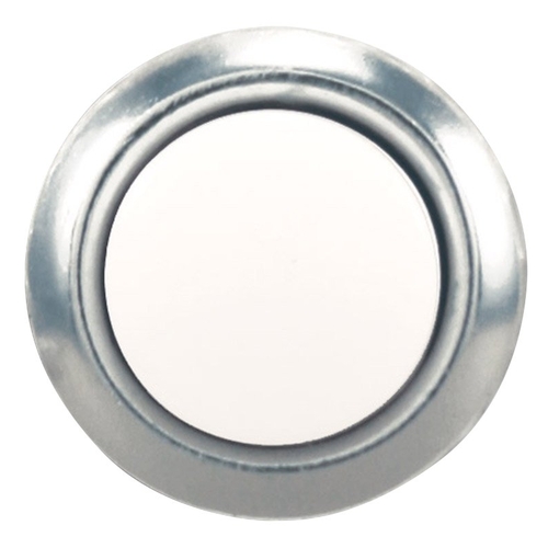 SL-704-00 Pushbutton, Wired, Metal, Silver, Lighted