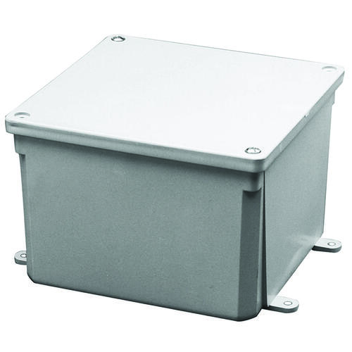 Molded Junction Box, PVC, Surface Mounting Gray