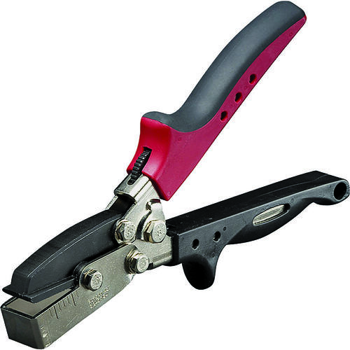 MALCO JCCR J-Channel Cutter, 5/8 in Max Cutting W, Ergonomic Soft-Touch, Non-Slip Handle Black/Red