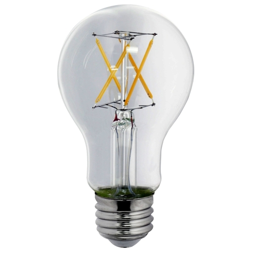 L/2 LED Bulb, General Purpose, A19 Lamp, 40 W Equivalent, E26 Lamp Base, Dimmable, Clear Pair