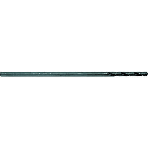 Drill Bit, 1/4 in Dia, 4 in OAL, Spiral Flute, 1-Flute, 1/4 in Dia Shank, Straight Shank Zinc