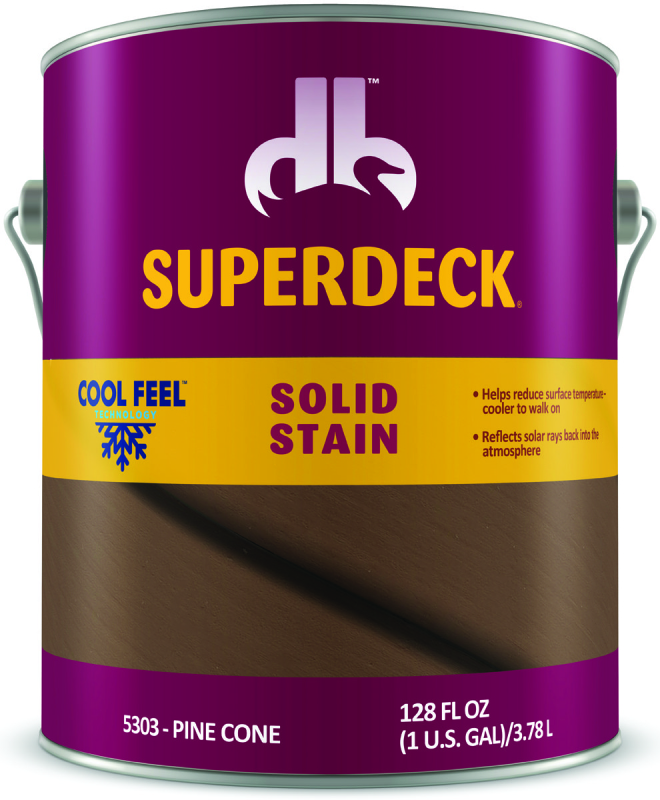 Duckback DPI053034-16 Wood Stain, Slight, Pine Cone, Liquid, 1 gal