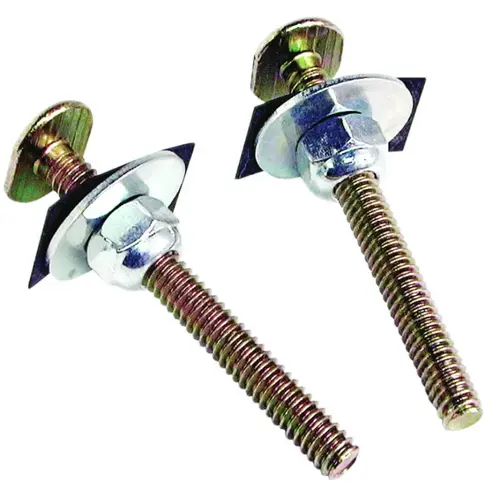 Closet Bolt, Brass Pair